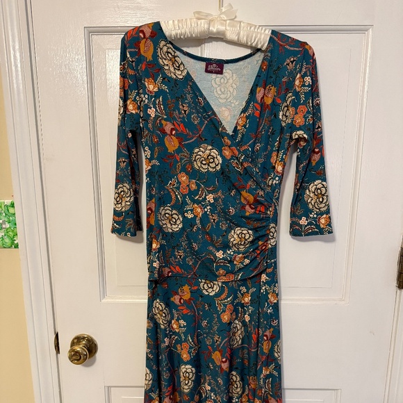Salaam Faux Wrap Dress - Picture 1 of 4